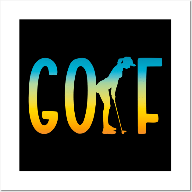 Golfing Wall Art by Xtian Dela ✅